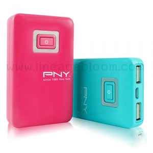 power bank PNY C51 Pink Blue power bank PNY C51 Pink Blue