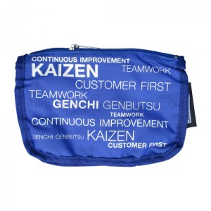 กระเป๋าผ้าร่ม KAIZEN Toyota สีน้ำเงิน