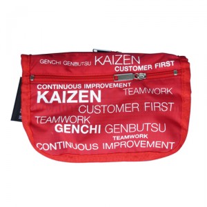 กระเป๋าผ้าร่ม KAIZEN Toyota สีแดง