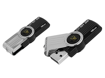 แฟลชไดร์ฟ Kingston รุ่น 101 G2 สีดำ ความจุ 16GB แฟลชไดร์ฟ Kingston รุ่น 101 G2 สีดำ ความจุ 16GB