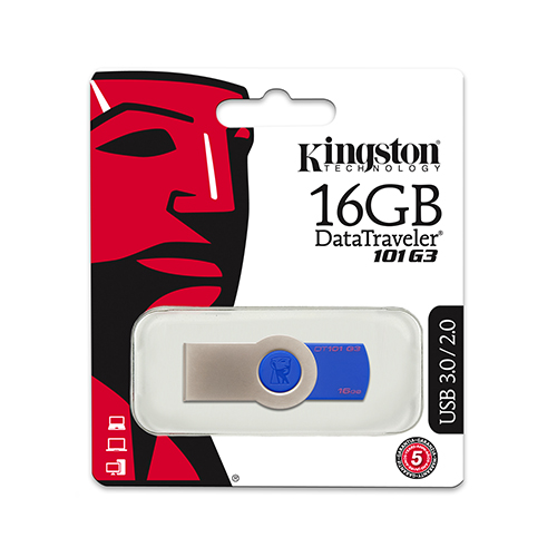 แฟลชไดร์ฟ Kingston รุ่น 101 G3 ความจุ 16GB
