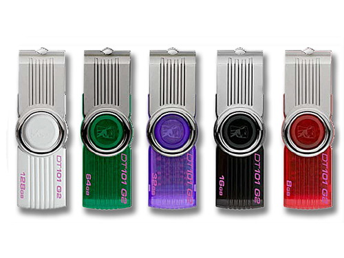 แฟลชไดร์ฟ Kingston รุ่น 101 G2 มีทั้งหมด 5 สี แฟลชไดร์ฟ Kingston รุ่น 101 G2 มีทั้งหมด 5 สี