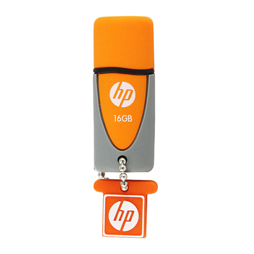 แฟลชไดร์ฟ HP รุ่น V245O สีส้ม แฟลชไดร์ฟ HP รุ่น V245O สีส้ม