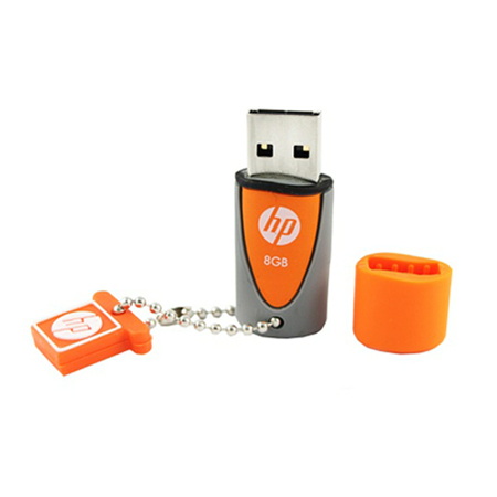 แฟลชไดร์ฟ HP รุ่น V245O สีส้ม แฟลชไดร์ฟ HP รุ่น V245O สีส้ม