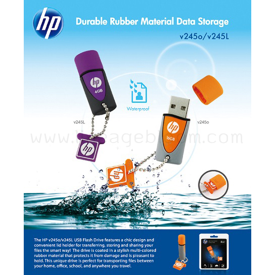 แฟลชไดร์ฟ HP รุ่น v245 แฟลชไดร์ฟ HP รุ่น v245