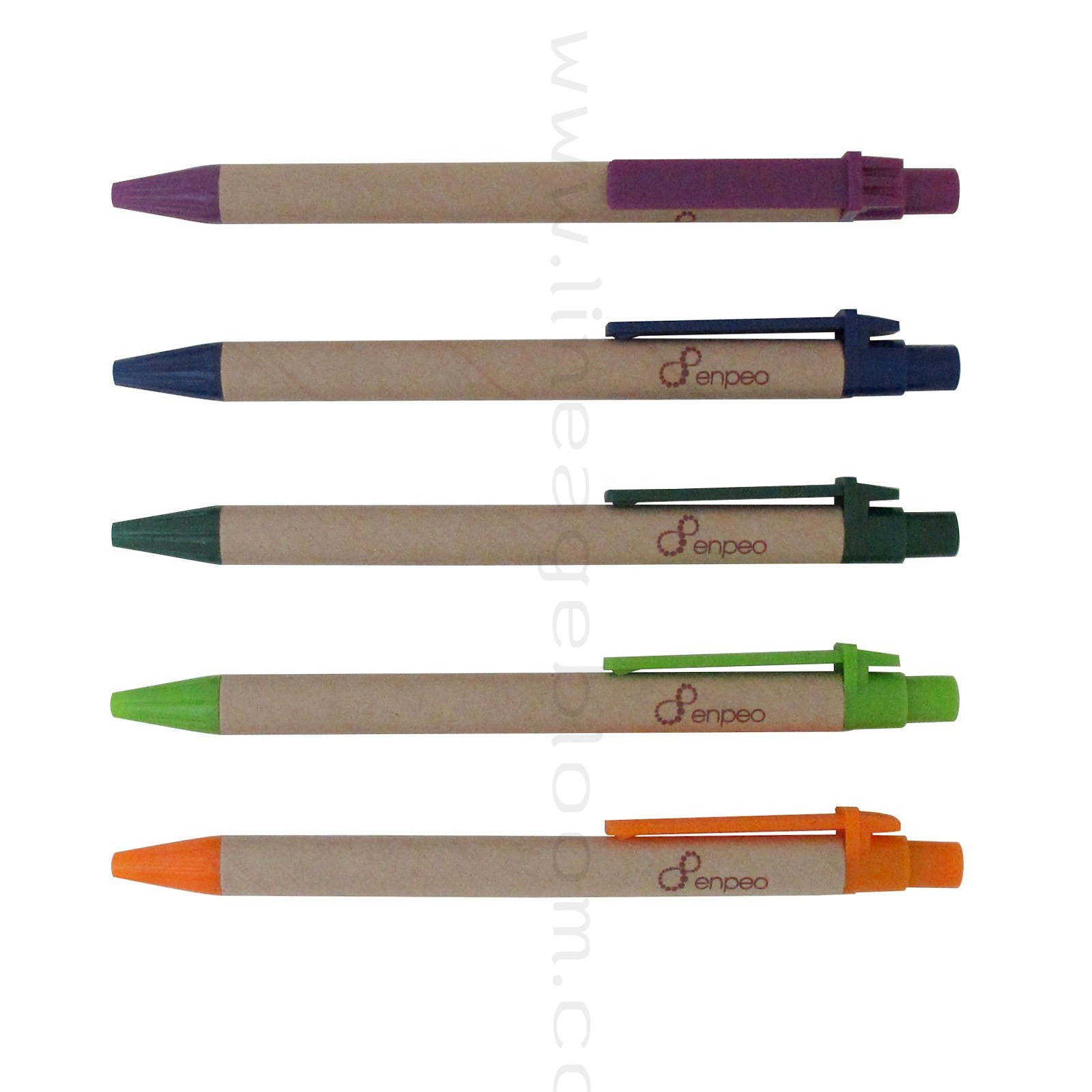 ปากการีไซเคิลรุ่น PP 28 คละสี สกรีนโลโก้ enpeo 1 สี (ม่วง) 1 ตำแหน่ง ปากการีไซเคิลรุ่น PP 28 คละสี สกรีนโลโก้ enpeo 1 สี (ม่วง) 1 ตำแหน่ง