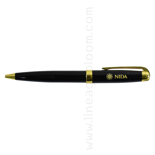 ปากกาโลหะ รุ่น MMP 6566 เลเซอร์โลโก้ NIDA (สีทอง) 1 ตำแหน่ง ปากกาโลหะ รุ่น MMP 6566 เลเซอร์โลโก้ NIDA (สีทอง) 1 ตำแหน่ง