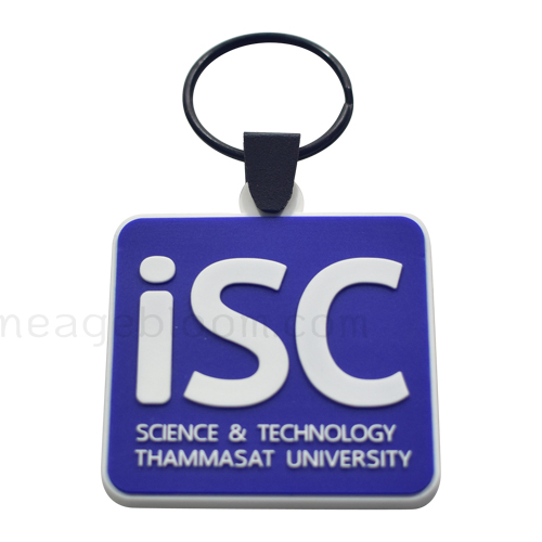 พวงกุญแจยางหยอด iSC ขนาด 6x6 cm. งาน 2 สี พวงกุญแจยางหยอด iSC ขนาด 6x6 cm. งาน 2 สี