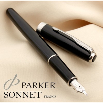 ปากกาหมึกซึม PARKER รุ่น SONNET07 LAQUE BLACK CT ปากกาหมึกซึม PARKER รุ่น SONNET07 LAQUE BLACK CT