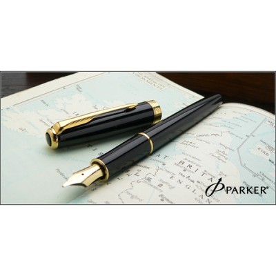 ปากกาหมึกซึม PARKER รุ่น SONNET07 LAQUE BLACK GT ปากกาหมึกซึม PARKER รุ่น SONNET07 LAQUE BLACK GT
