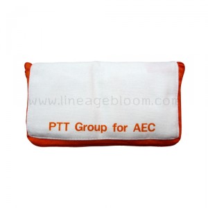 กระเป๋าผ้าแคนวาส PTT AEC สีส้ม แบบพับ