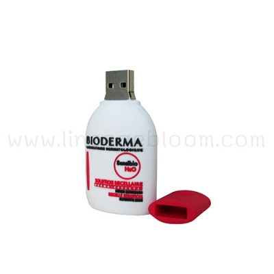 แฟลชไดร์ฟ made to order รูปขวด โลโก้ BIODERMA แฟลชไดร์ฟ made to order รูปขวด โลโก้ BIODERMA