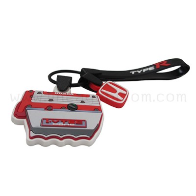 พวงกุญแจยางหยอด HONDA I-VTEC พวงกุญแจยางหยอด HONDA I-VTEC