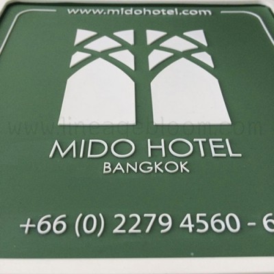 จานรองแก้วยางหยอด Mido hotel